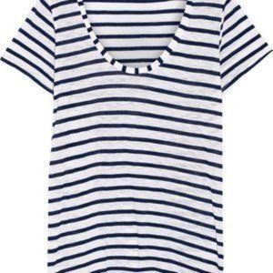 Splendid Navy Classic Venice Stripe Tee Small